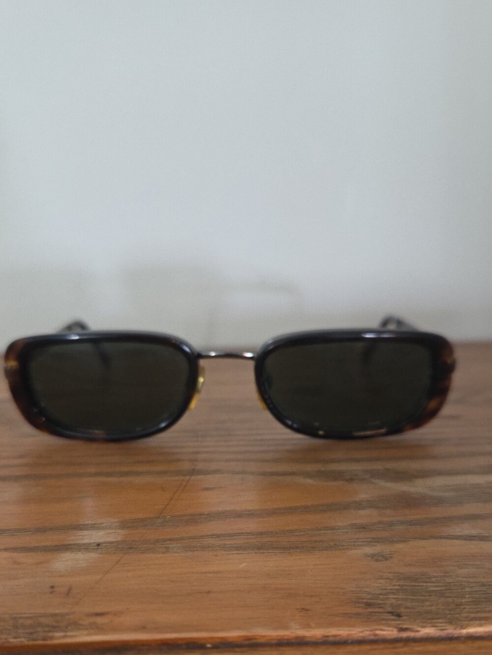 Giorgio Armani Vintahe Brown, Black and Silver Sunglasses Womens